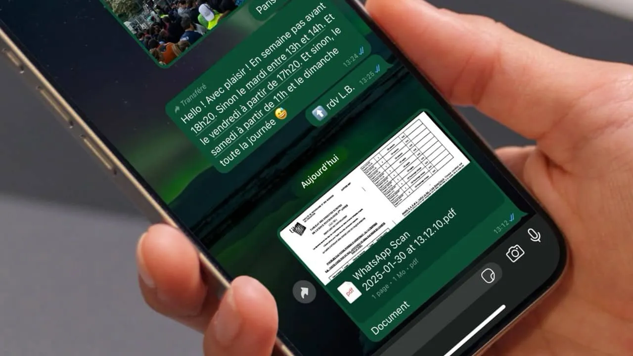 WhatsApp’ta belge tarama. iPhone ve Android telefonlarda tek tuşla belge tarayın